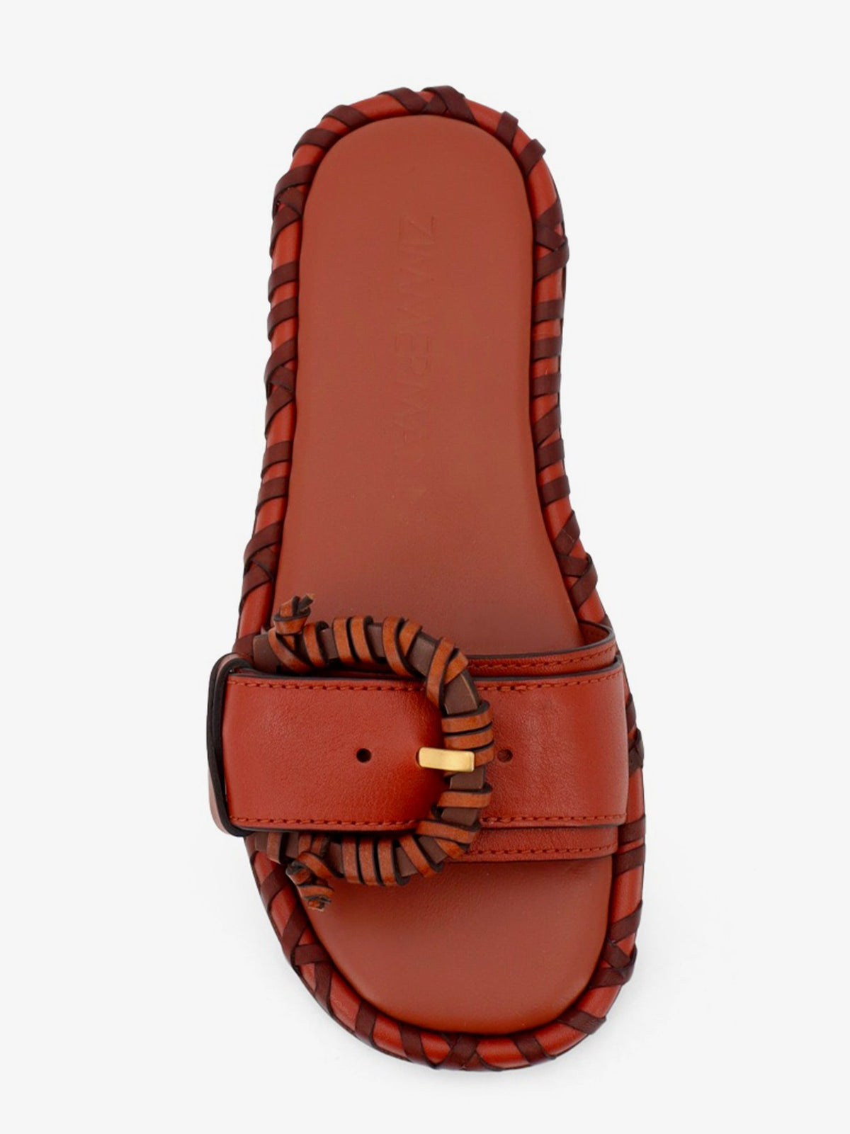 Zimmermann Alchemy leather sandals with woven details - Siena