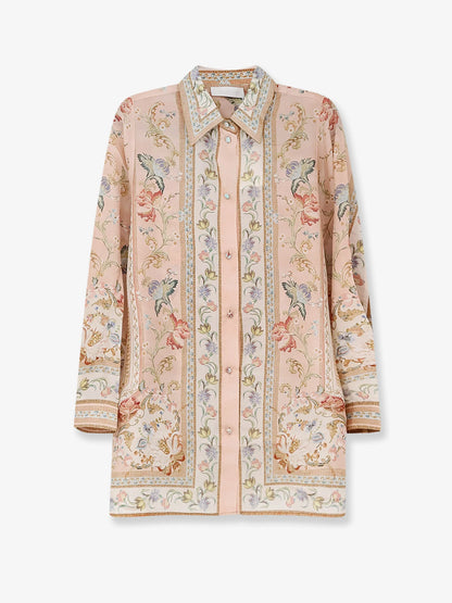 ZIMMERMANN - Roselight silk shirt