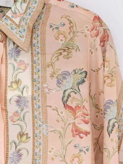ZIMMERMANN - Roselight silk shirt