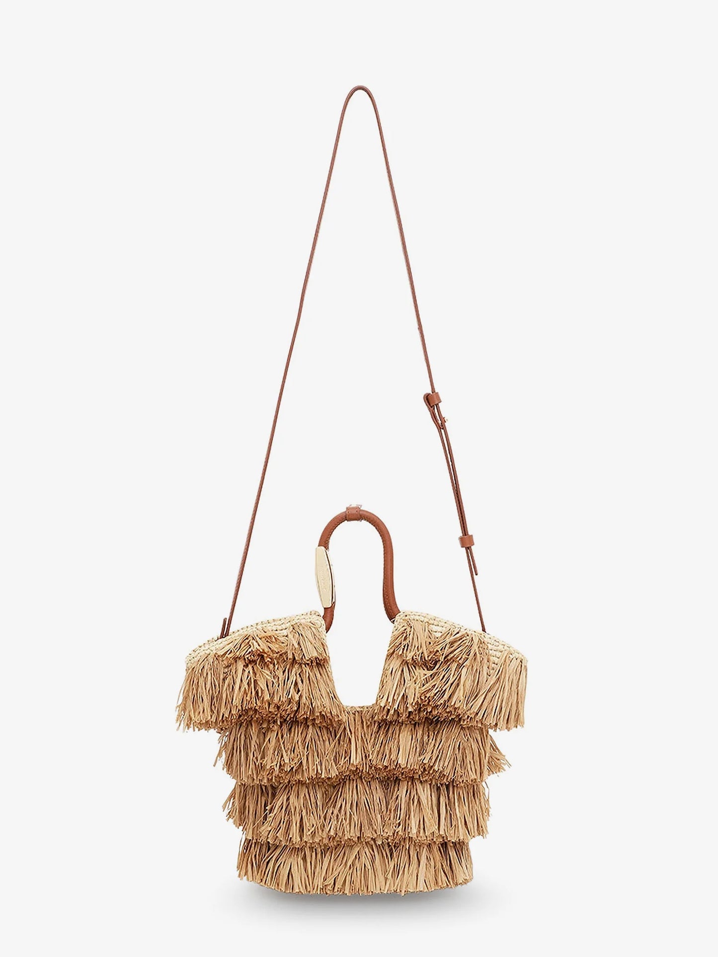 ZIMMERMANN - Golden Time crossbody bag with fringe
