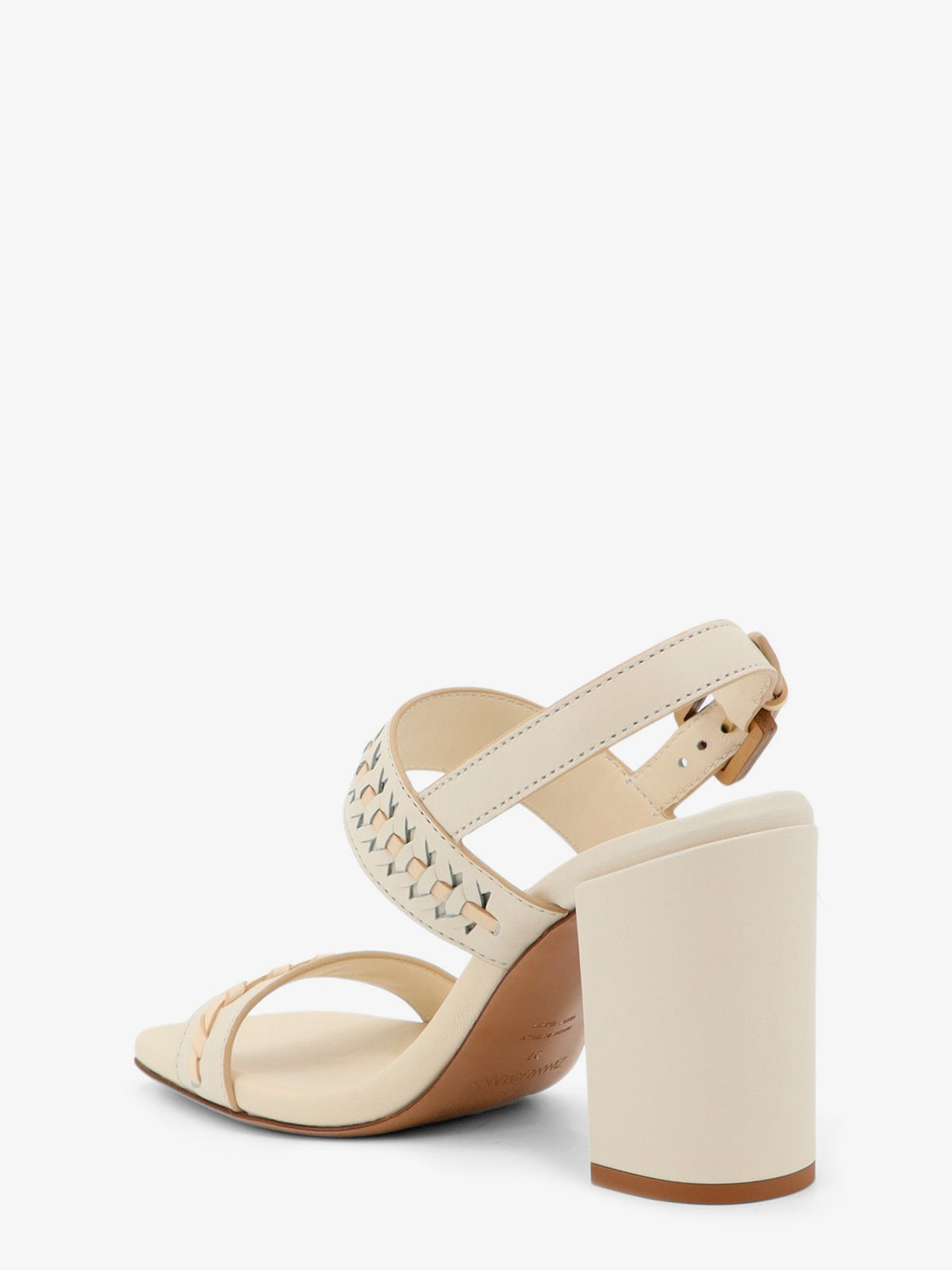 Zimmermann Alchemy 85 leather sandals - Milk