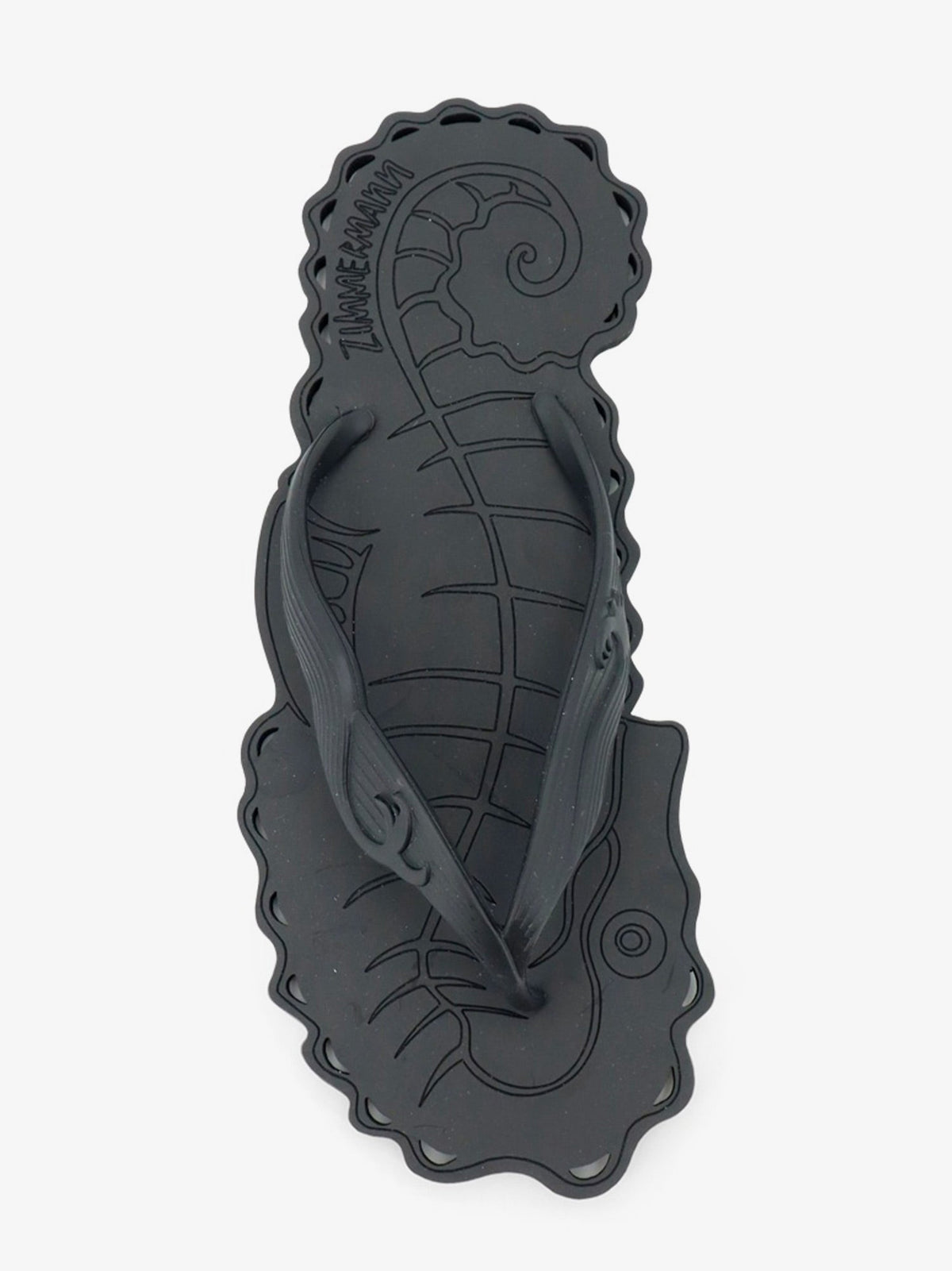 Zimmermann Seafoam Thong rubber sandals - Black