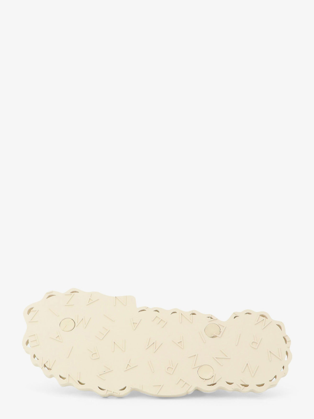 Zimmermann Seafoam Thong Rubber Sandals - Milk