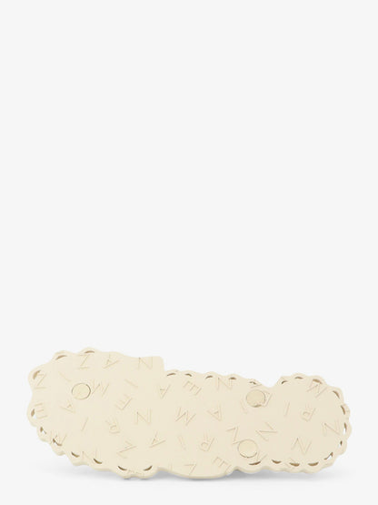 Zimmermann Seafoam Thong Rubber Sandals - Milk