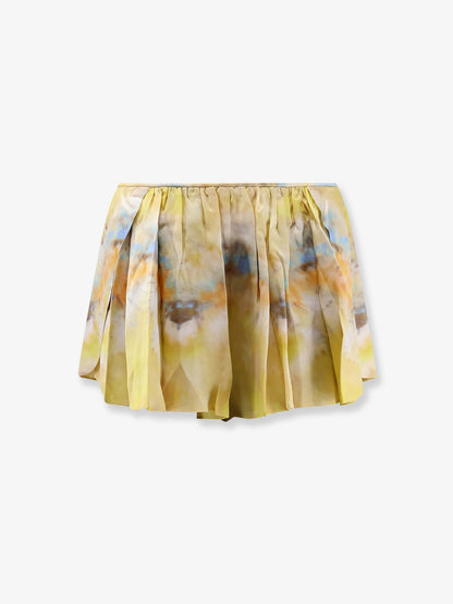 Zimmermann Alchemy silk micro shorts - Citrustiedye