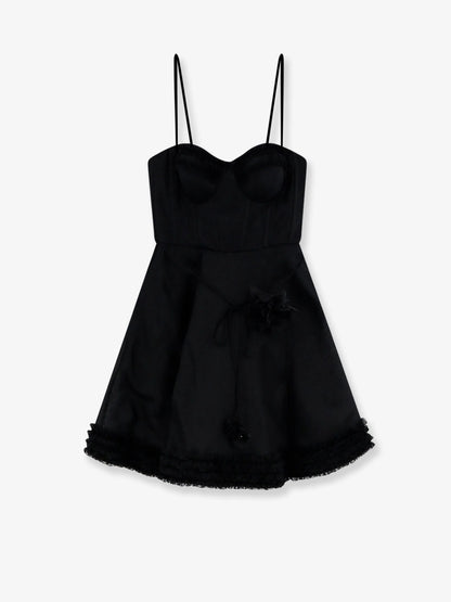 ZIMMERMANN - Luna linen and silk blend mini dress