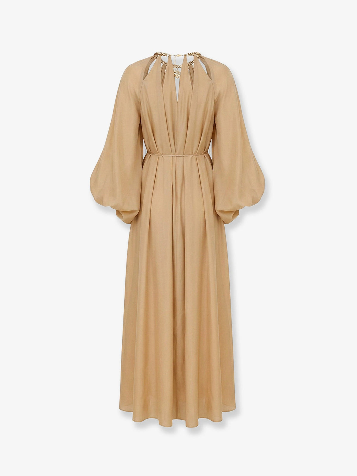 Zimmermann Mahon long silk dress - Champagne