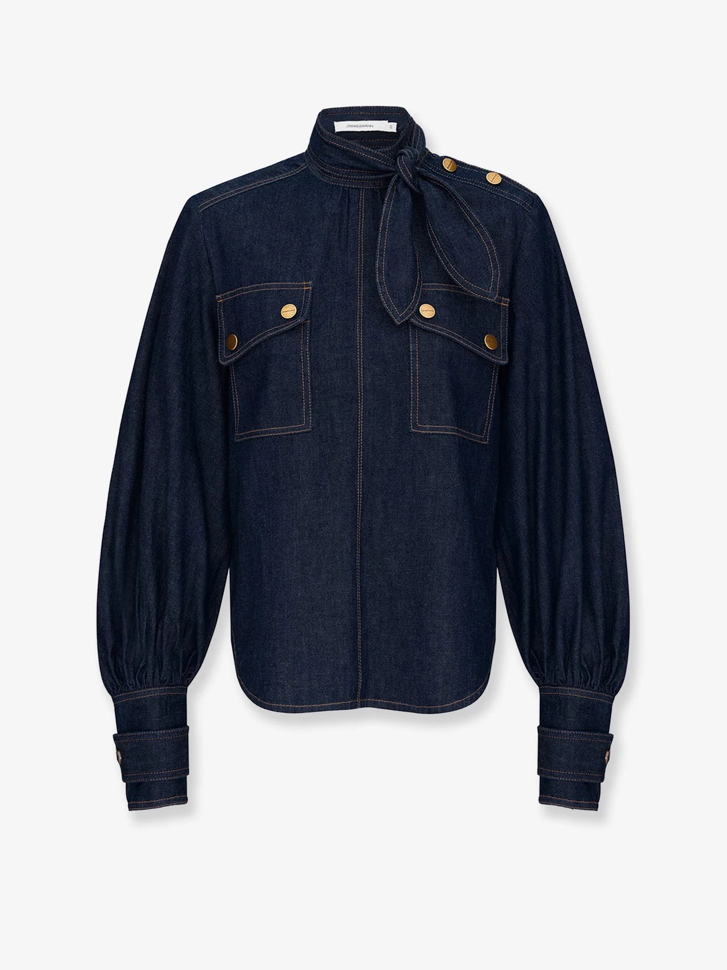ZIMMERMANN - Cargo denim shirt