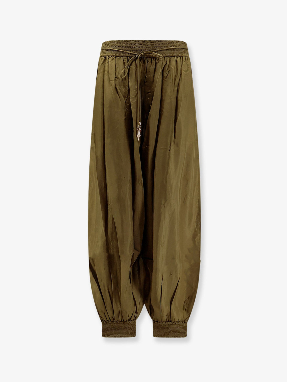 Zimmermann Silk Harem Pants - Olive