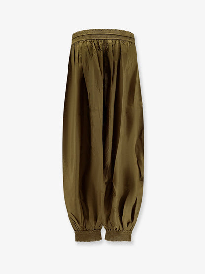 Zimmermann Silk Harem Pants - Olive