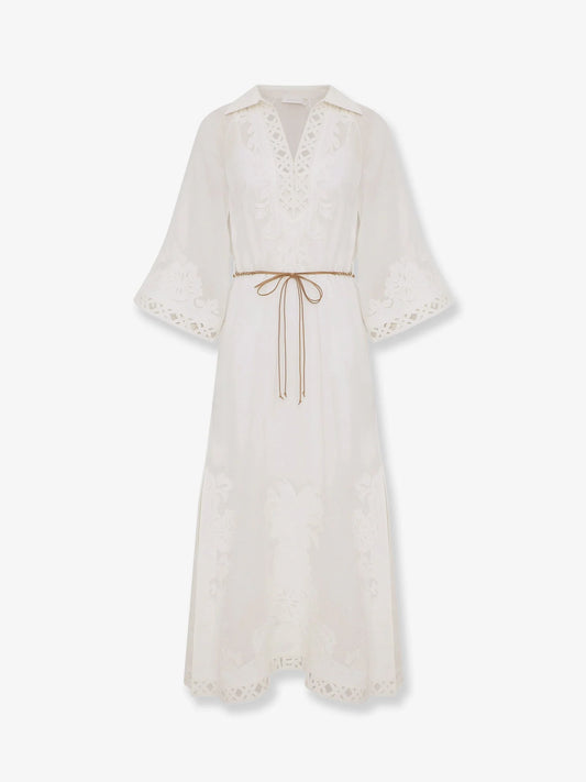 Zimmermann Indra Long Ramie Dress
