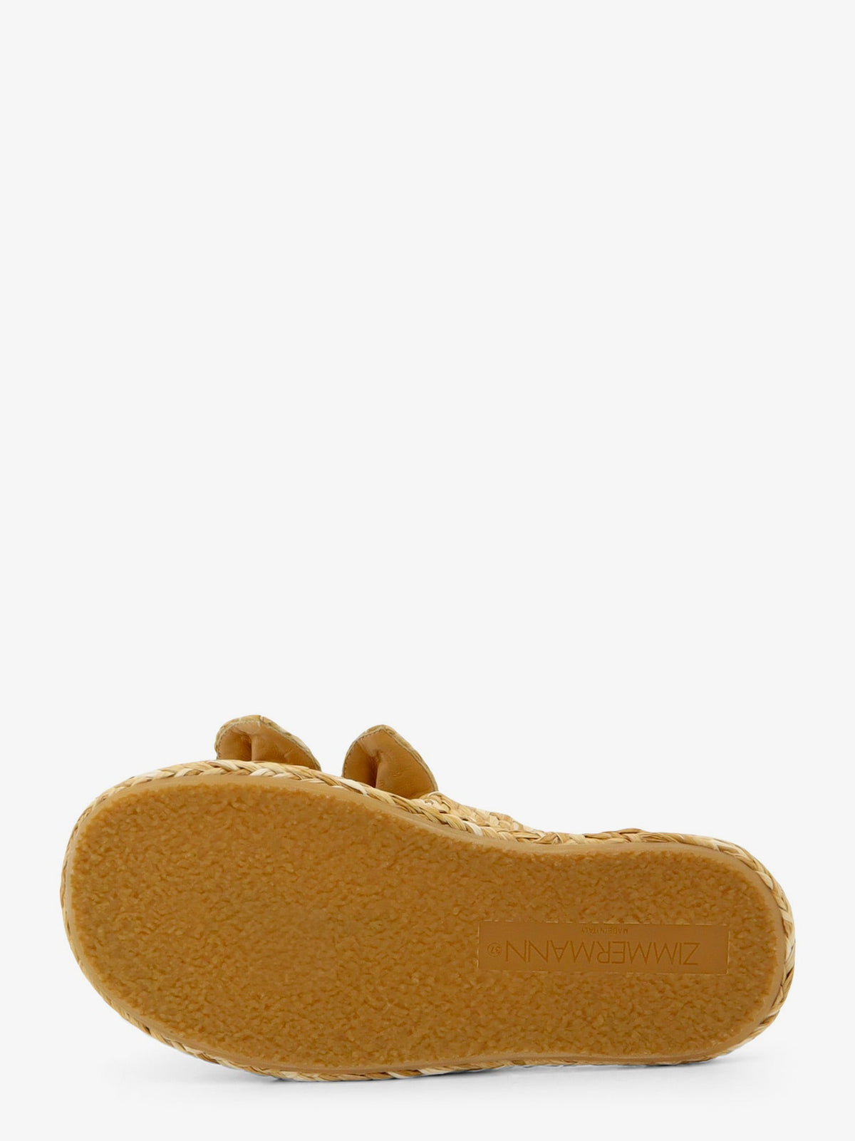 Zimmermann Carousel raffia sandals - Natural