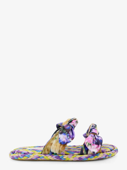 ZIMMERMANN - Carousel multicolored raffia sandals