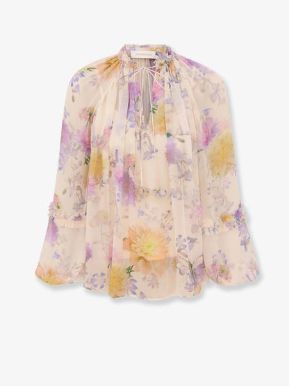 ZIMMERMANN - Luna viscose shirt with floral print