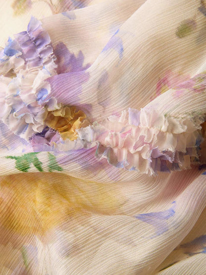 ZIMMERMANN - Luna viscose shirt with floral print