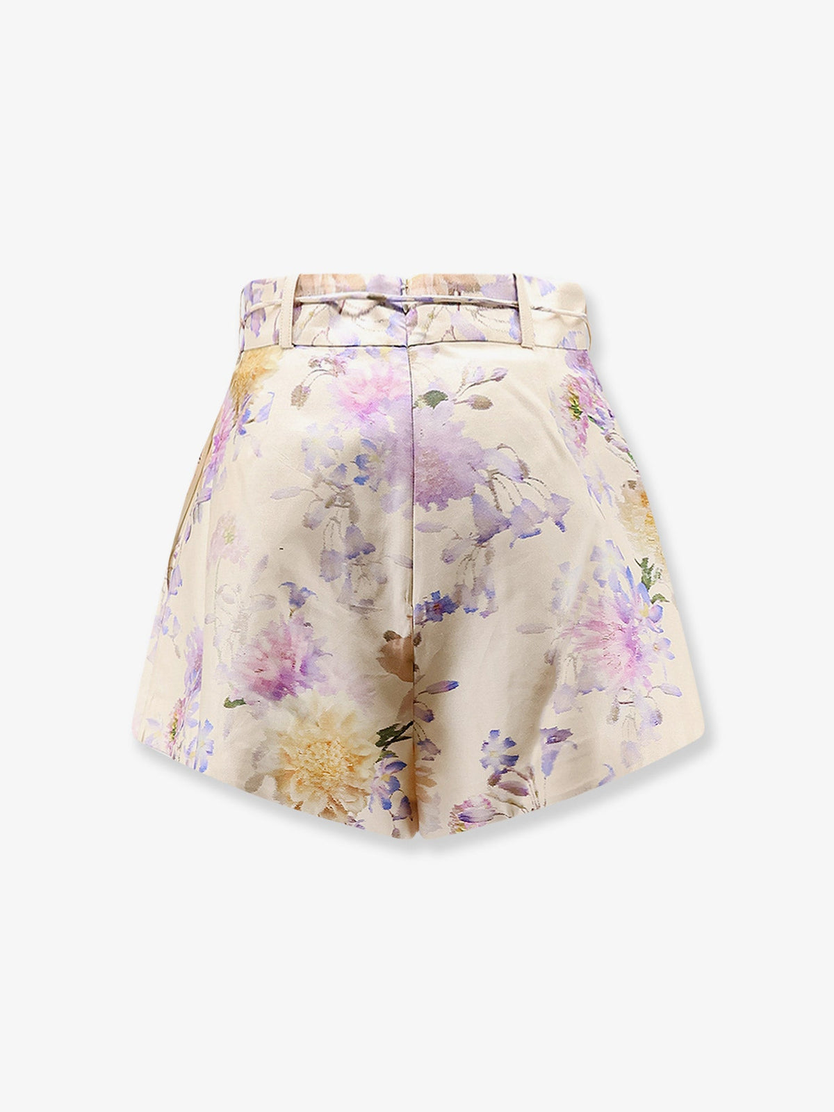 Zimmermann Luna silk and cotton shorts - Cream