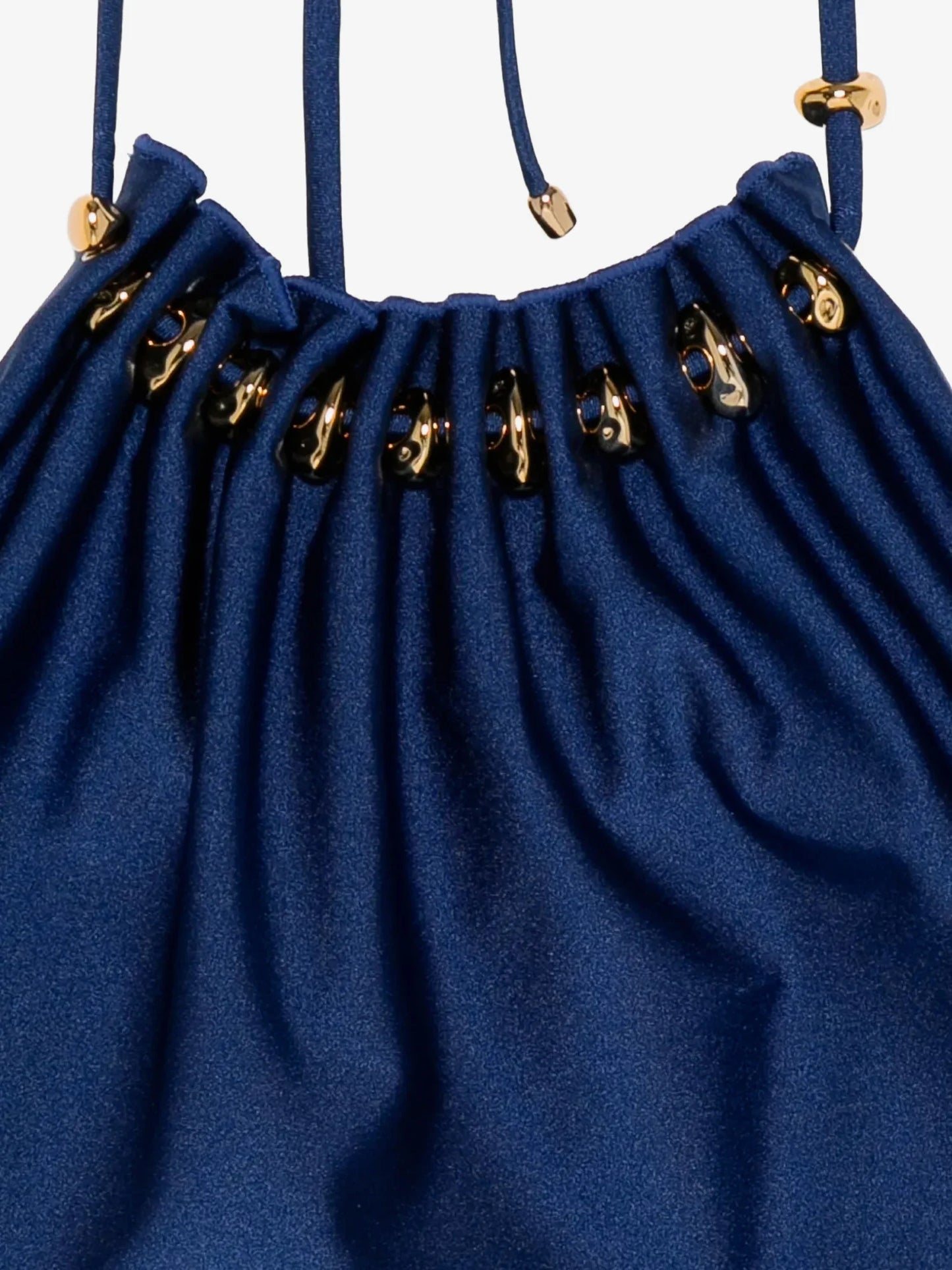 ZIMMERMANN - Aster one-piece swimsuit in shiny nylon with bead detail
