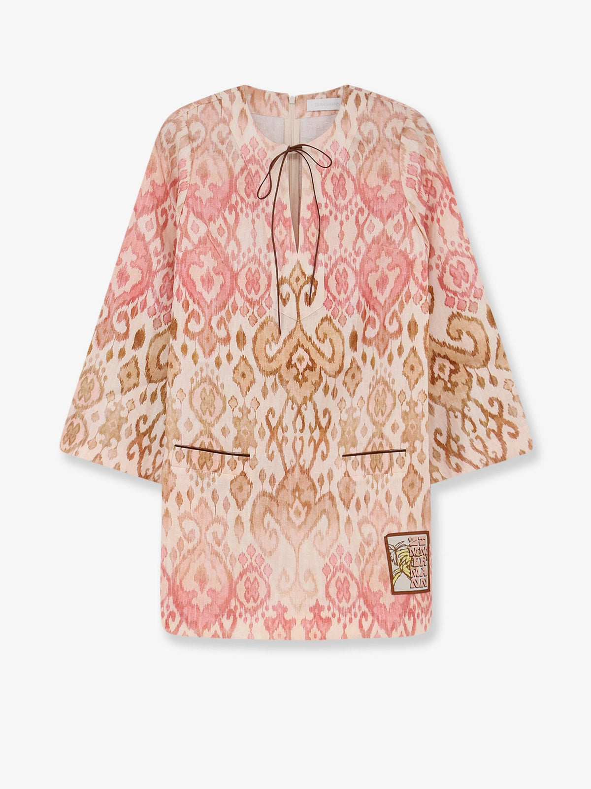 Zimmermann Aster Shift Mini dress - Pinkikat