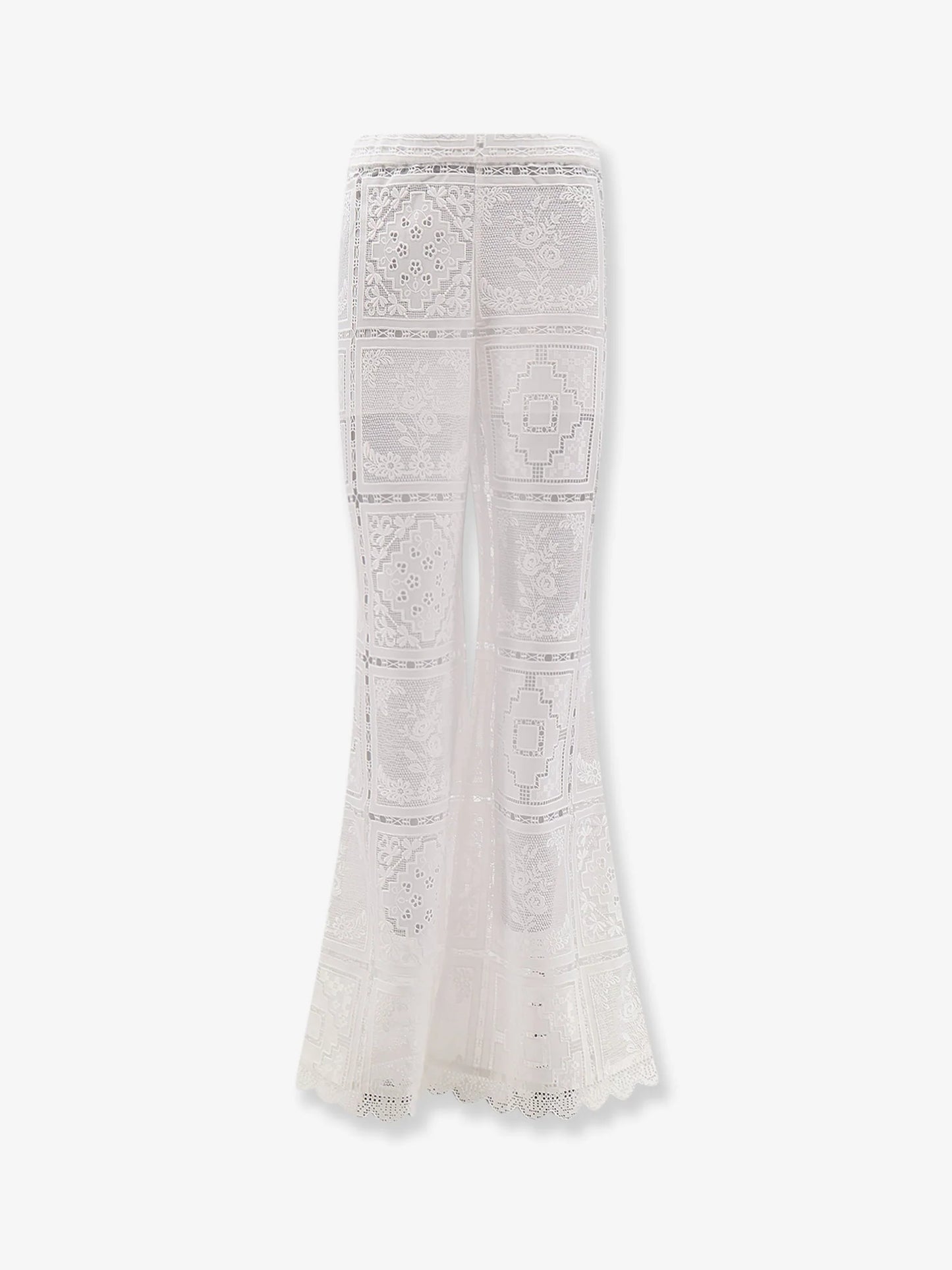 Zimmermann Aster Embroidered Trousers
