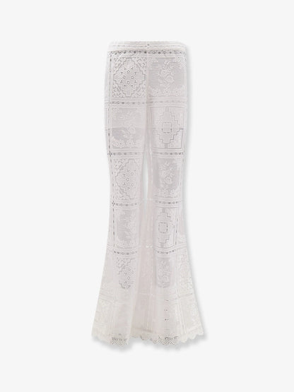 Zimmermann Aster Embroidered Trousers