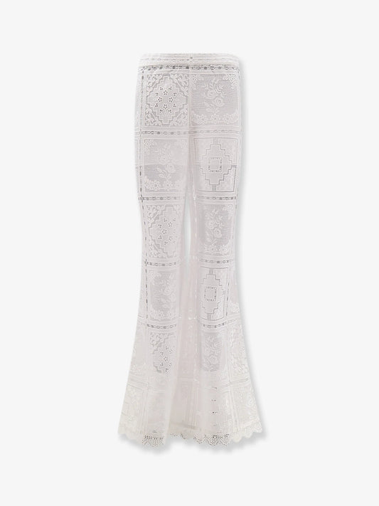 Zimmermann Aster Embroidered Trousers