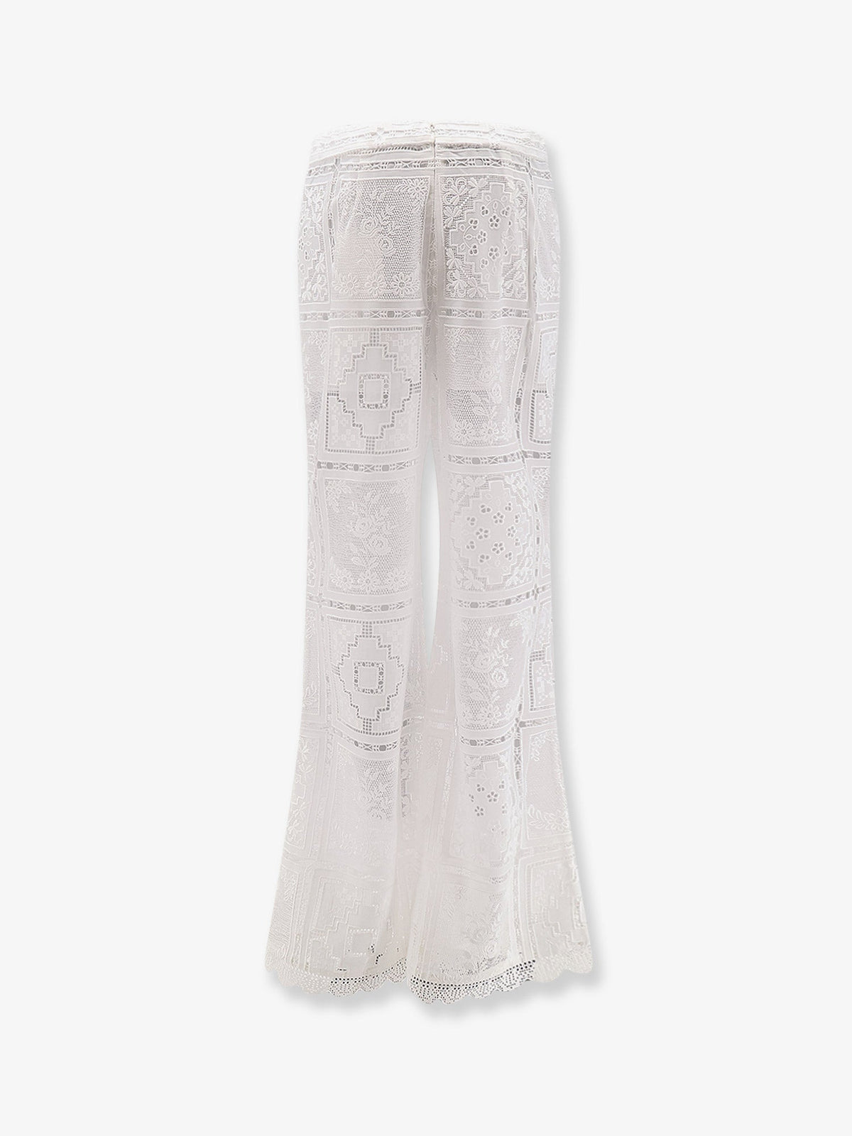 Zimmermann Aster embroidered trousers - Ivory