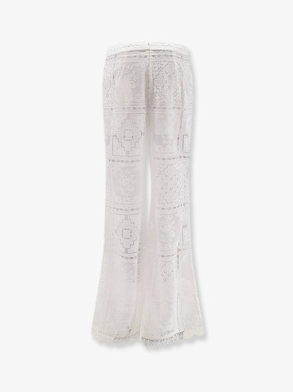Zimmermann Aster Embroidered Trousers