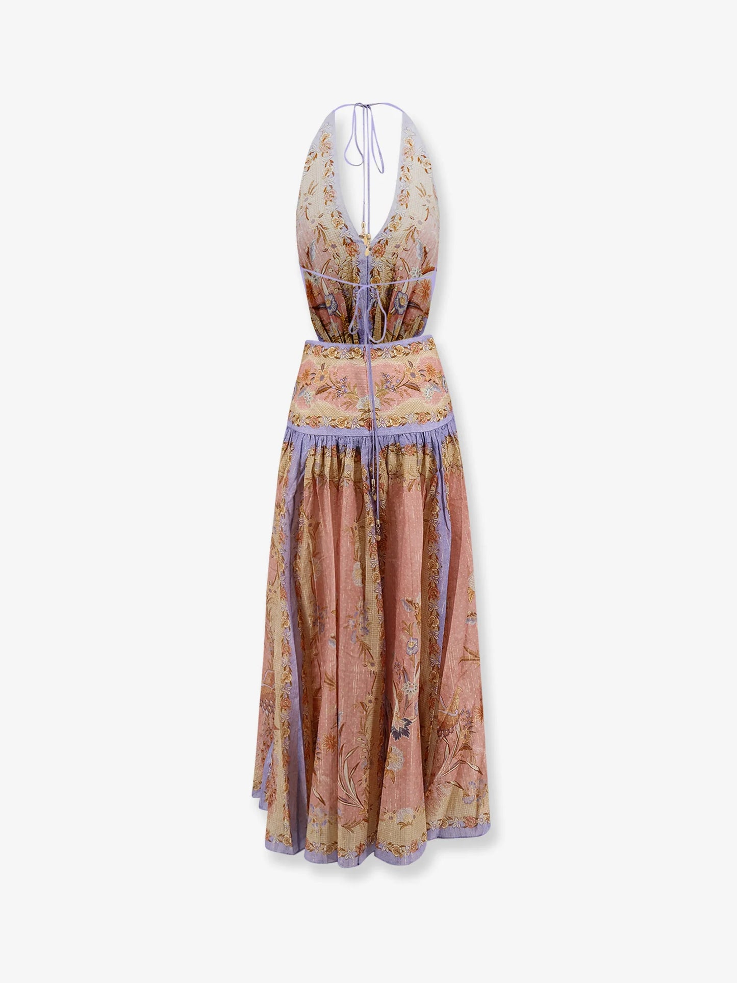 ZIMMERMANN - Indra cotton and silk long dress