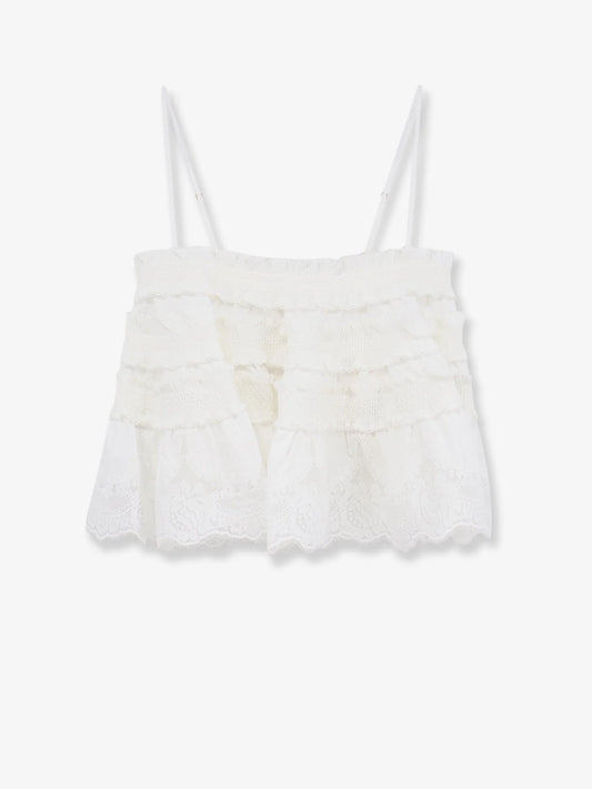Zimmermann Alchemy Shirred Bandeau Top