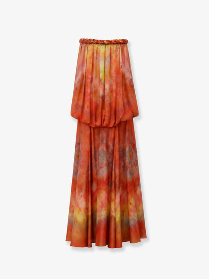 ZIMMERMANN - Luna Twist Bandeau Gown silk dress