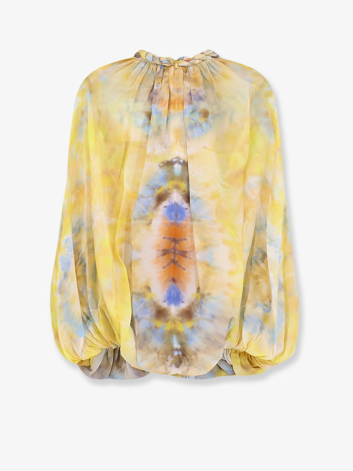Zimmermann Alchemy Twist Billow silk top - Citrustiedye