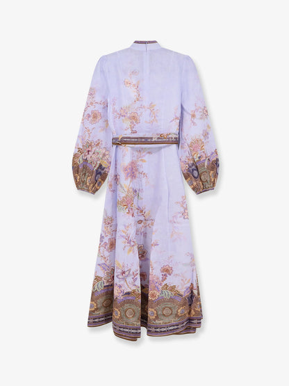 ZIMMERMANN - Luna Button linen dress