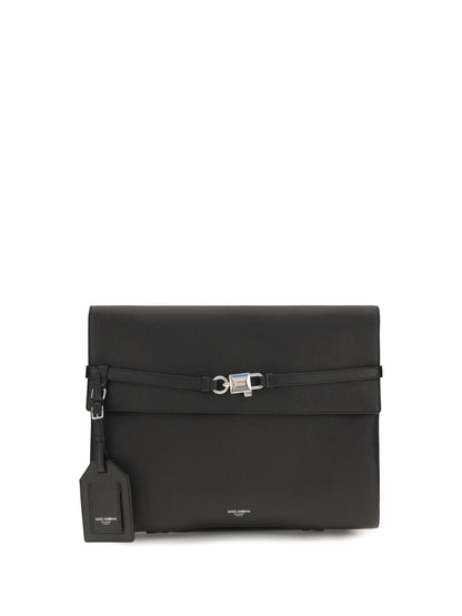 Dolce & Gabbana Calf-leather Shoulder Bag - Black