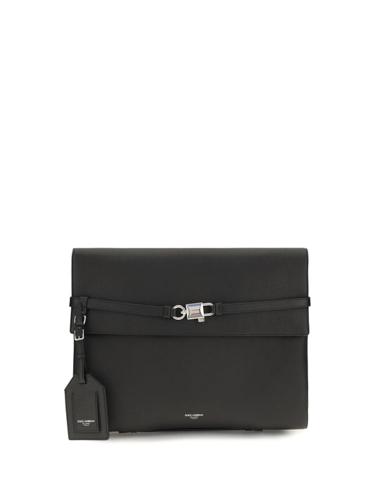 Dolce & Gabbana Calf-leather Shoulder Bag - Black