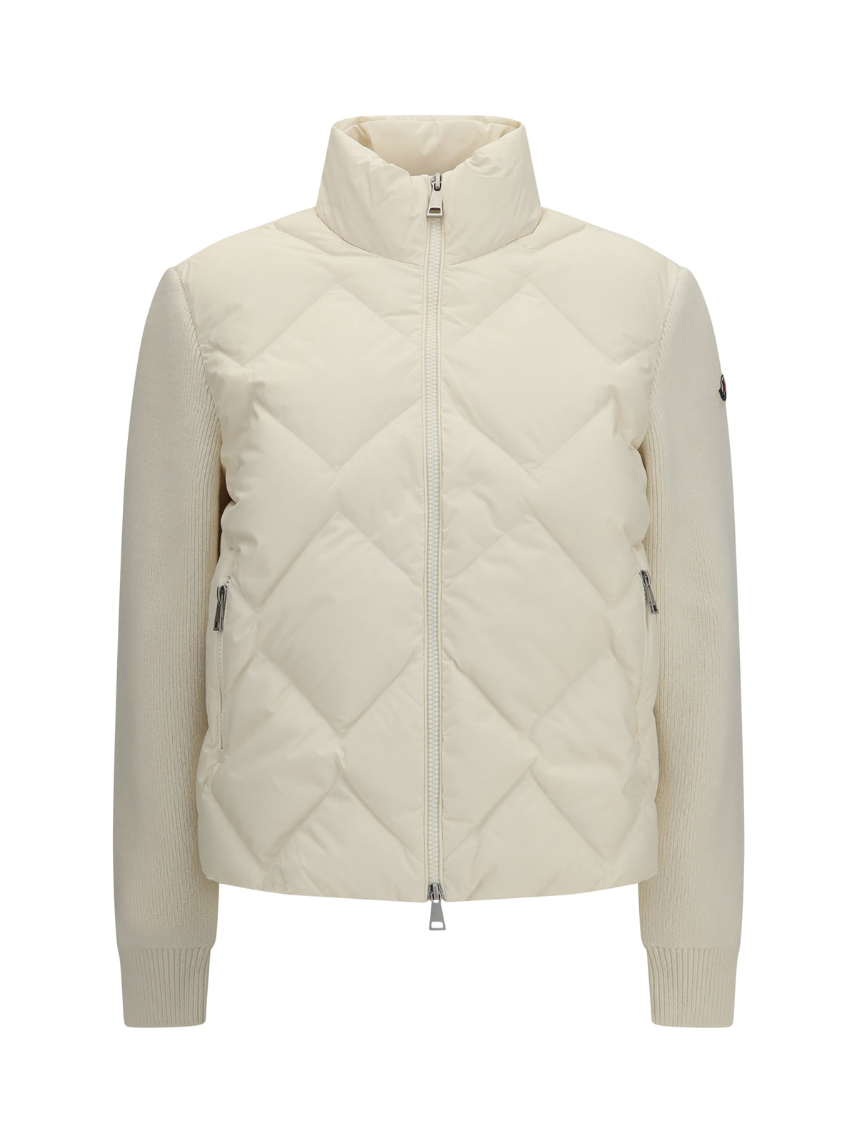 Moncler Padded zip Cardigan - White