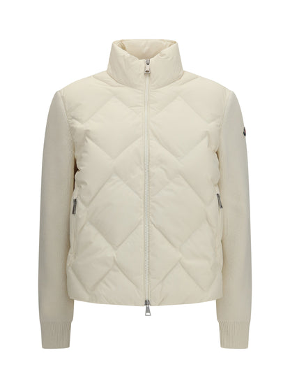 Moncler Padded zip Cardigan - White