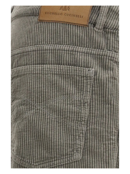 Brunello Cucinelli Corduroy Pants - Fango+Perla