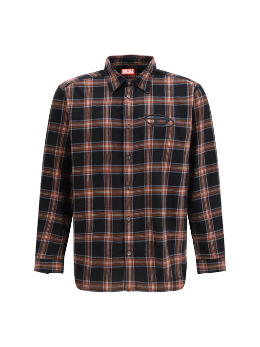 DIESEL Long-sleeve plaid Shirt
