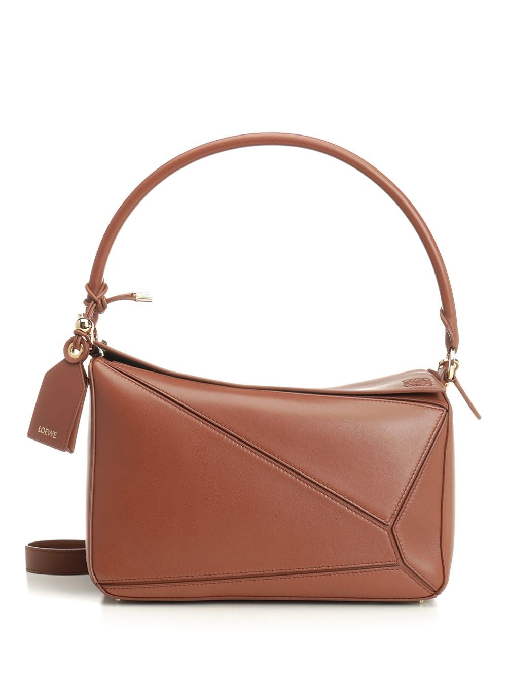 Loewe "Puzzle Featherlight" Medium Bag - Beige