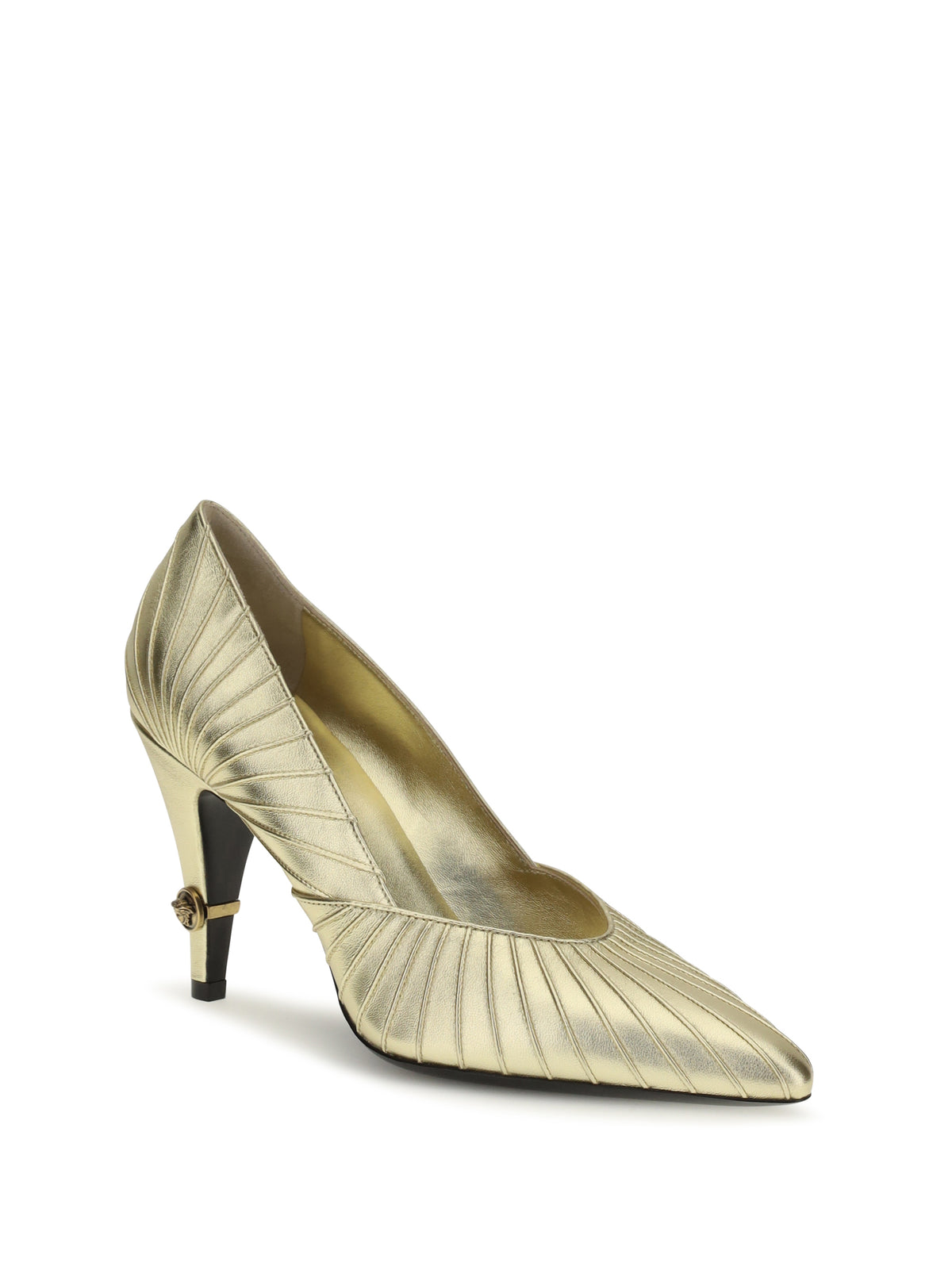 Versace Metallic leather Pumps - Light Gold