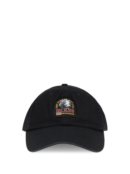 Parajumpers Baseball Cap Leod with logo - Black