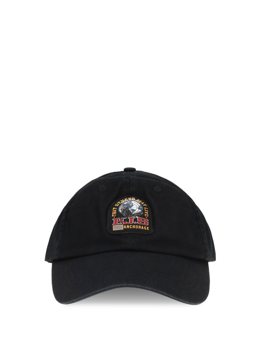 Parajumpers Baseball Cap Leod with logo - Black