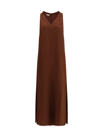 BRUNELLO CUCINELLI V-neck Long Dress