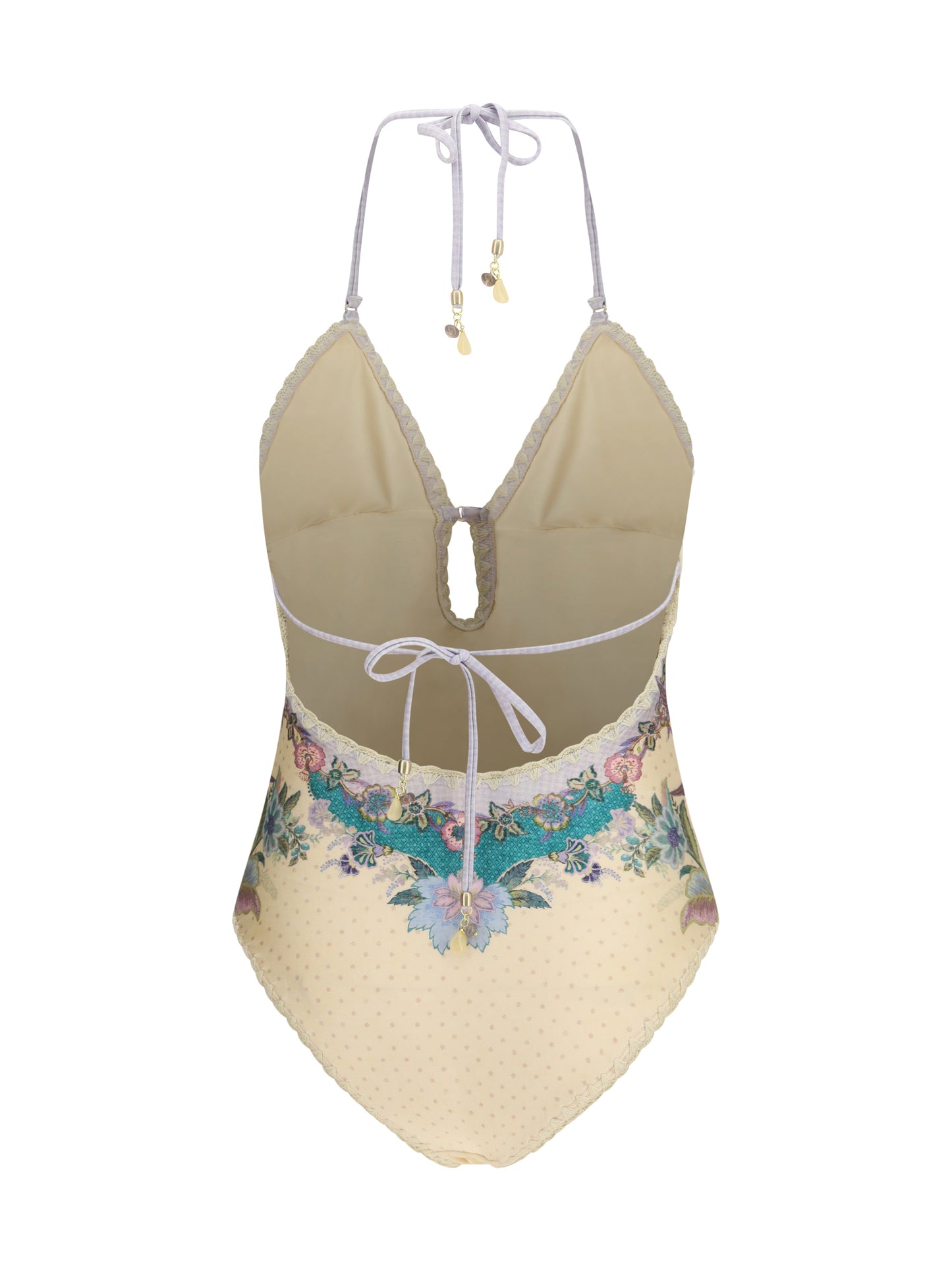 ZIMMERMANN Indra crochet detail One-Piece Swimsuit