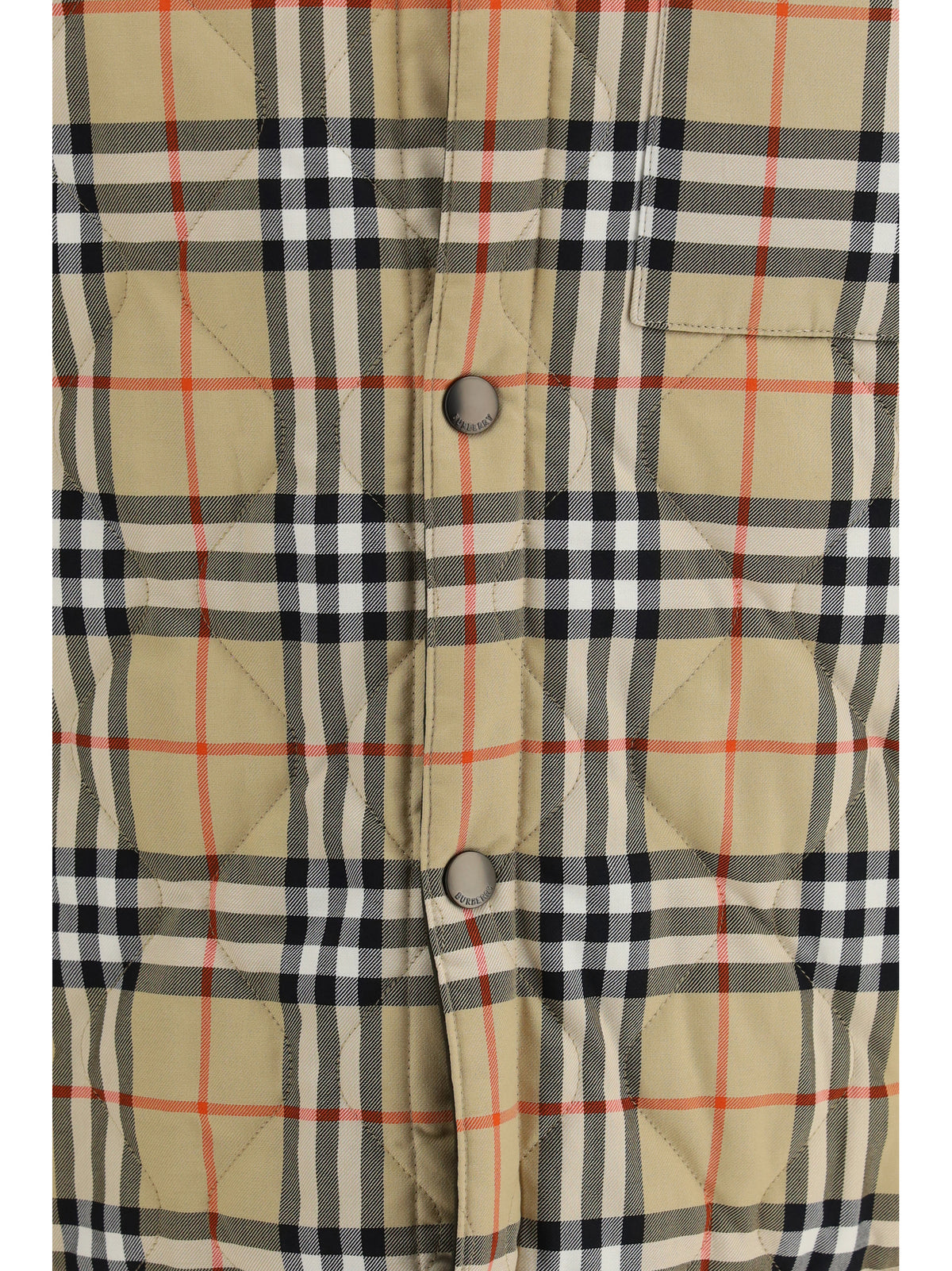 Burberry Brighton reversible quilted nylon Shirt - Shale