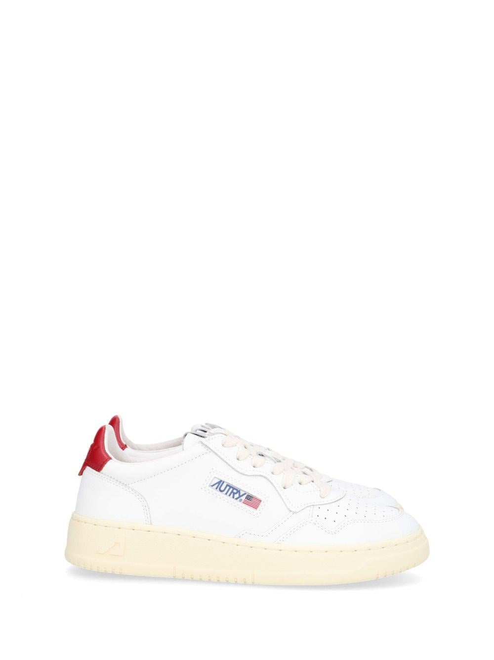 Autry "Medalist Low" Sneakers - Red