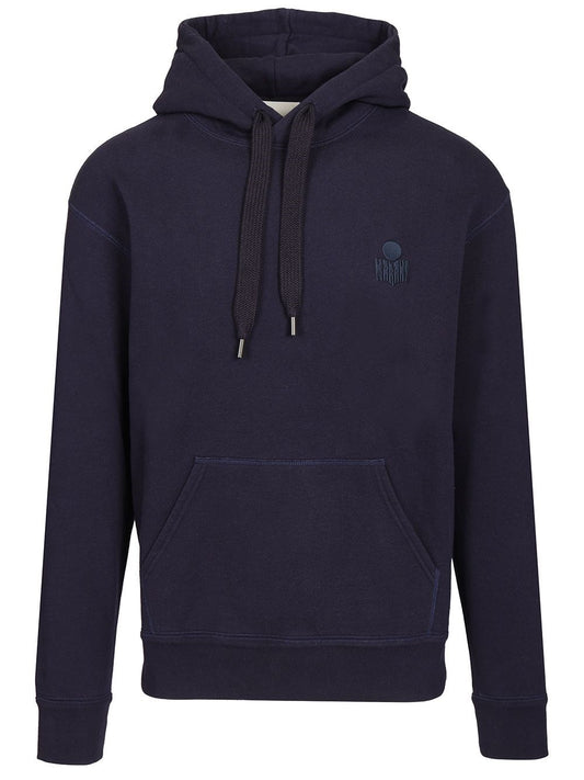 Marant Matte Hoodie - Blue