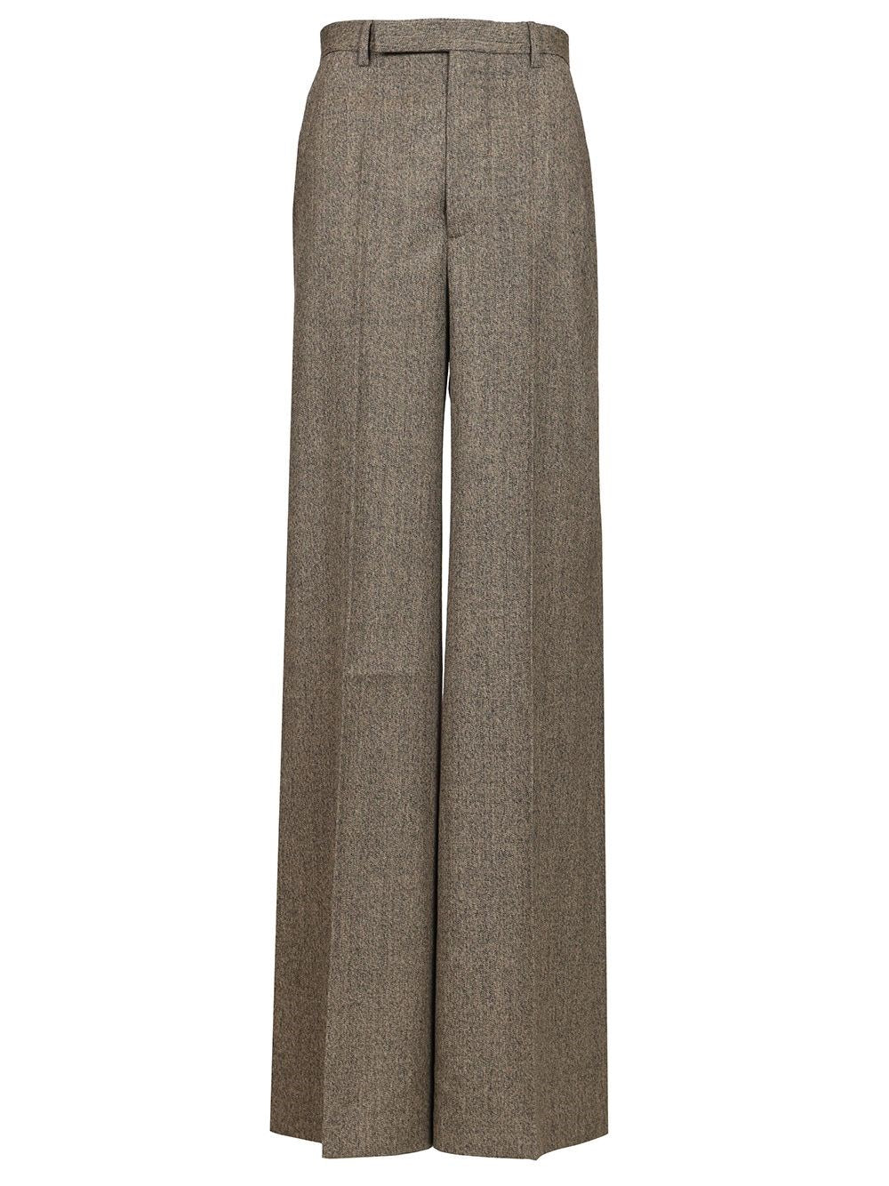 Rick Owens Wide Leg Trousers - Black