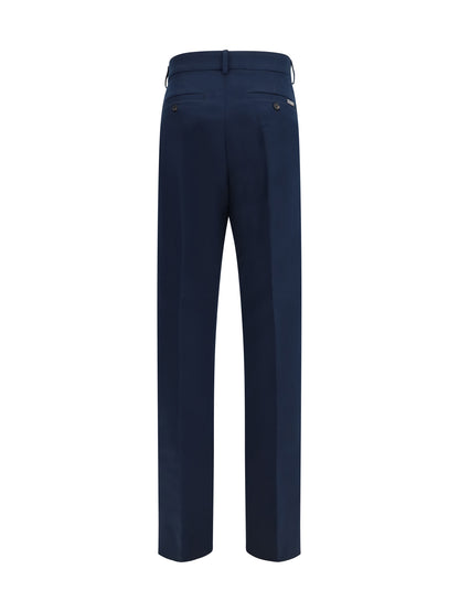 FERRAGAMO Cotton and cashmere chinos Pants