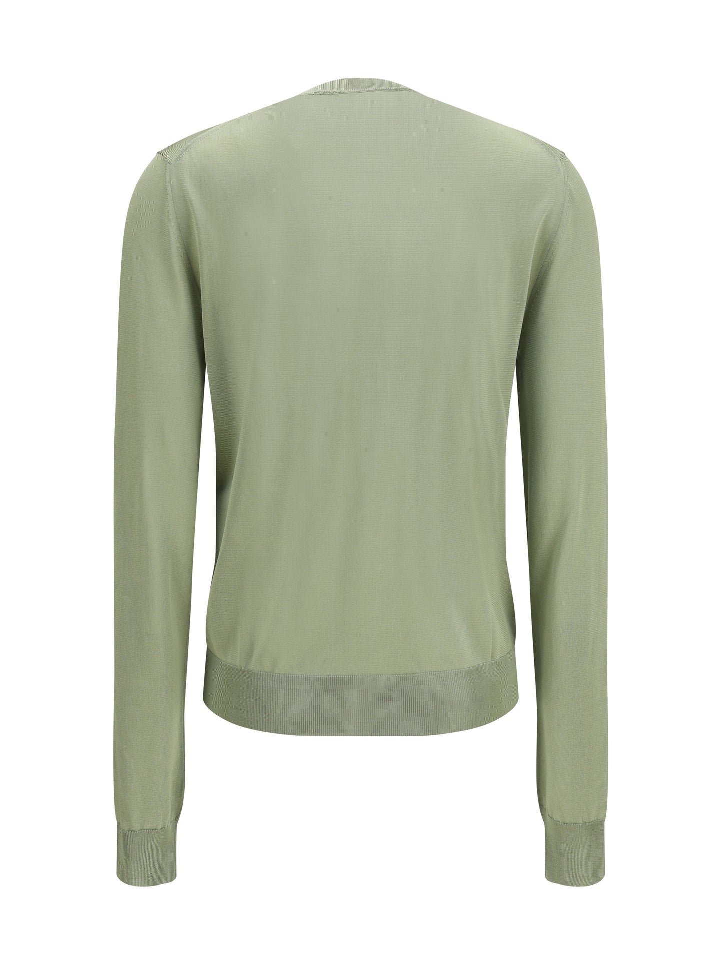 FENDI Cardigan crewneck in viscose with embroidered logo